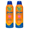 Banana Boat Sport SPF 50+ Clear Spray Sunscreen 175g Pack of 2