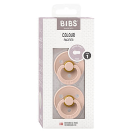 Bibs Colour Pacifier Blush Size 1 2 Pack