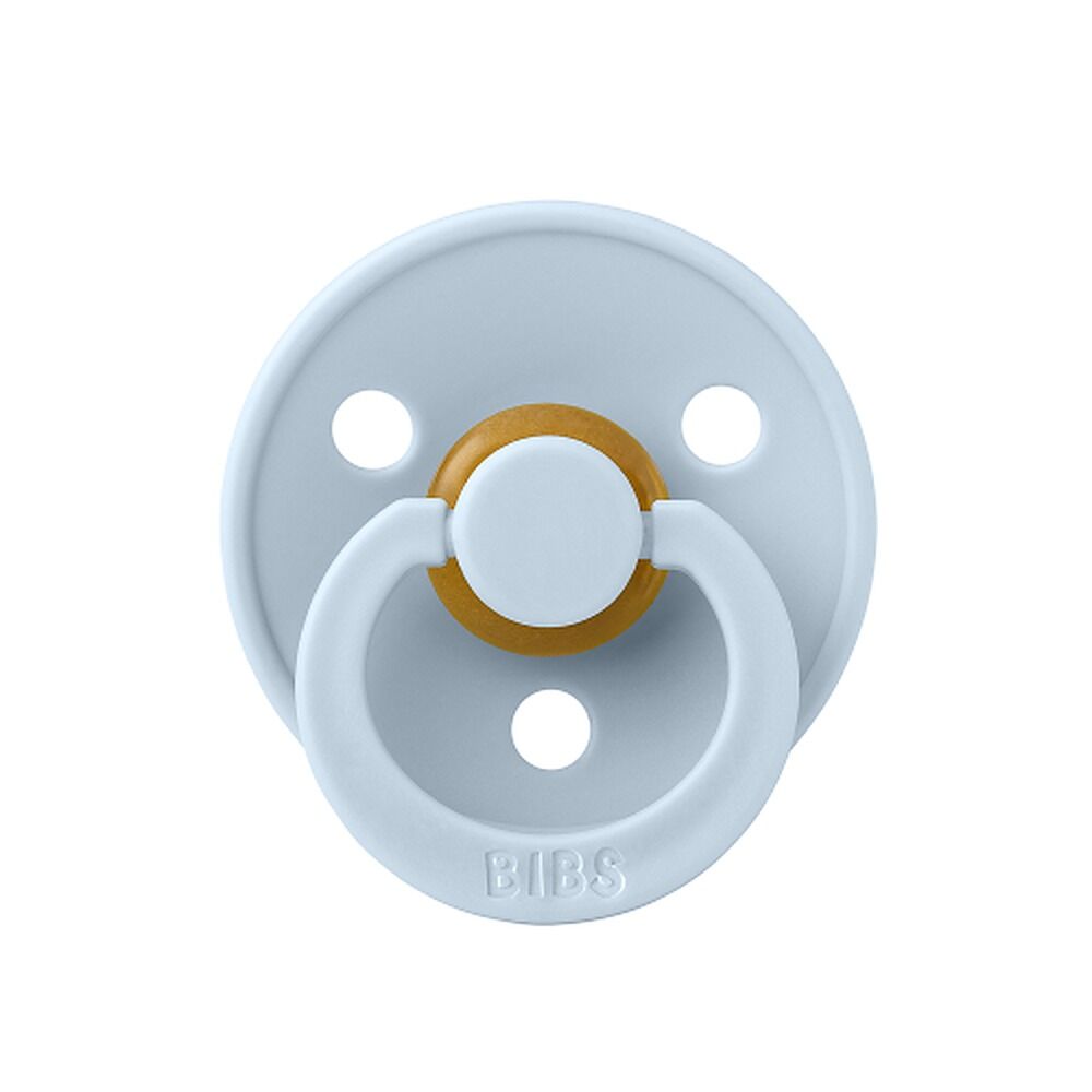 Bibs Colour Pacifier Baby Blue Size 1 2 Pack