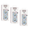 Bibs Colour Pacifier Baby Blue Size 2 2 Pack Bundle of 3