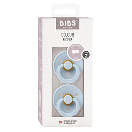 Bibs Colour Pacifier Baby Blue Size 2 2 Pack