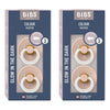 Bibs Colour Pacifier Glow in the Dark Blush Size 2 2 Pack Bundle of 2
