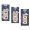 Bibs Colour Pacifier Glow in the Dark Blush Size 2 2 Pack Bundle of 3