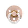 Bibs Colour Pacifier Glow in the Dark Blush Size 2 2 Pack