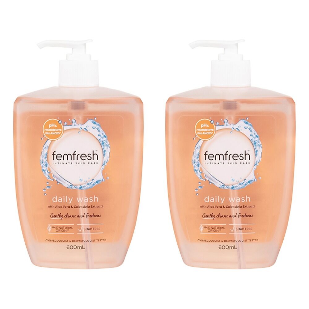 Femfresh Daily Wash 600mL x 3 Bundle of 2