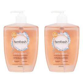 Femfresh Daily Wash 600mL x 3 Bundle of 2