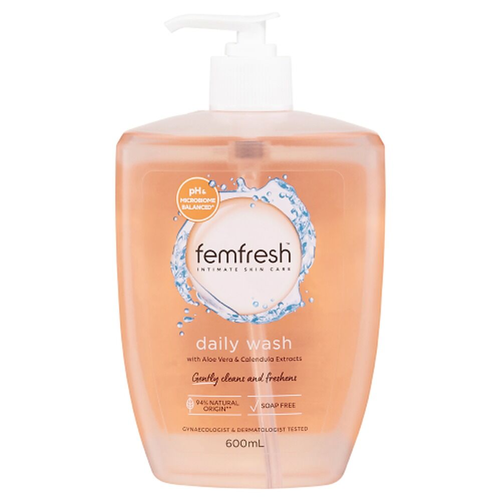 Femfresh Daily Wash 600mL x 3
