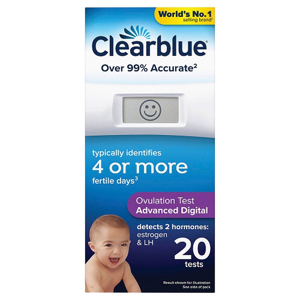 Clearblue Advanced Digital Ovulation Test 20 Pack