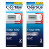 Clearblue Digital Ultra Early Pregnancy Test 2 Pack Bundle of 2