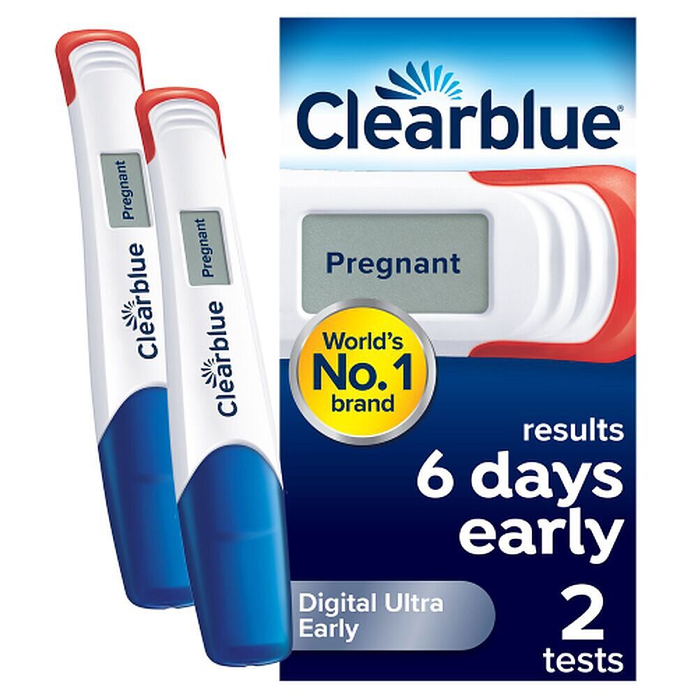 Clearblue Digital Ultra Early Pregnancy Test 2 Pack