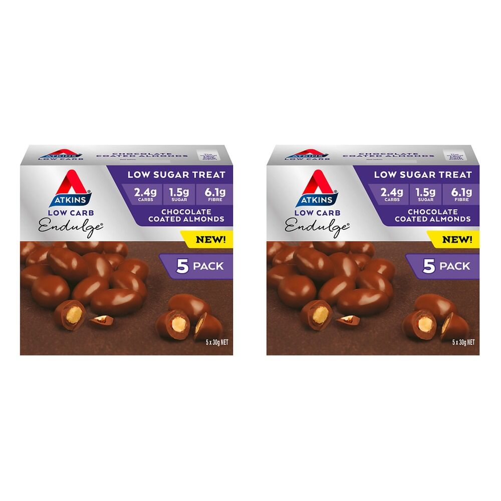 Atkins Endulge Chocolate Almond 30g 5 Pack Bundle of 2