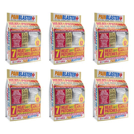 Pain Blaster Heat Patches 7 Pack with 2 Bonus Hand Warmers Bundle of 6