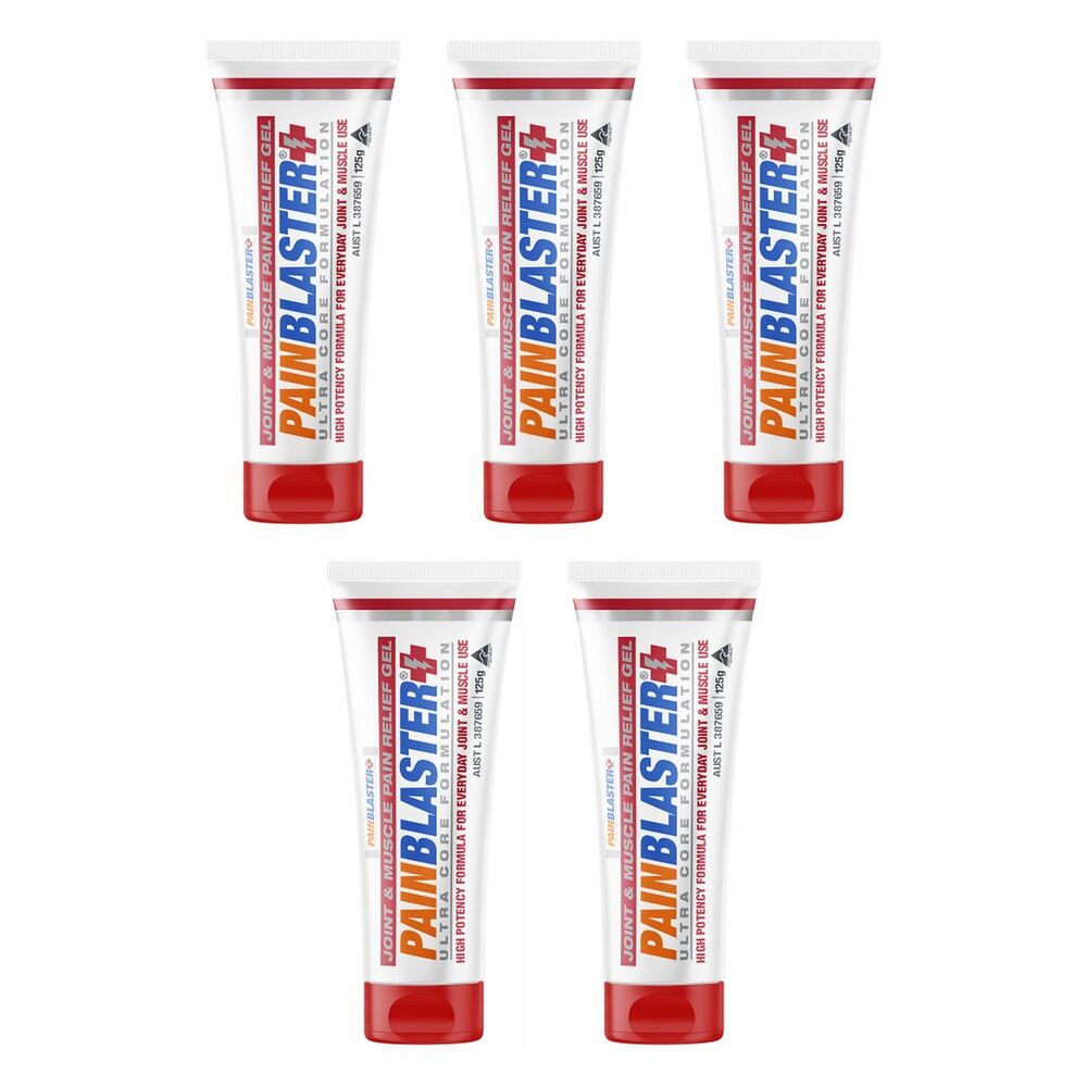 Pain Blaster Joint & Muscle Pain Relief Gel 125g Pack of 5