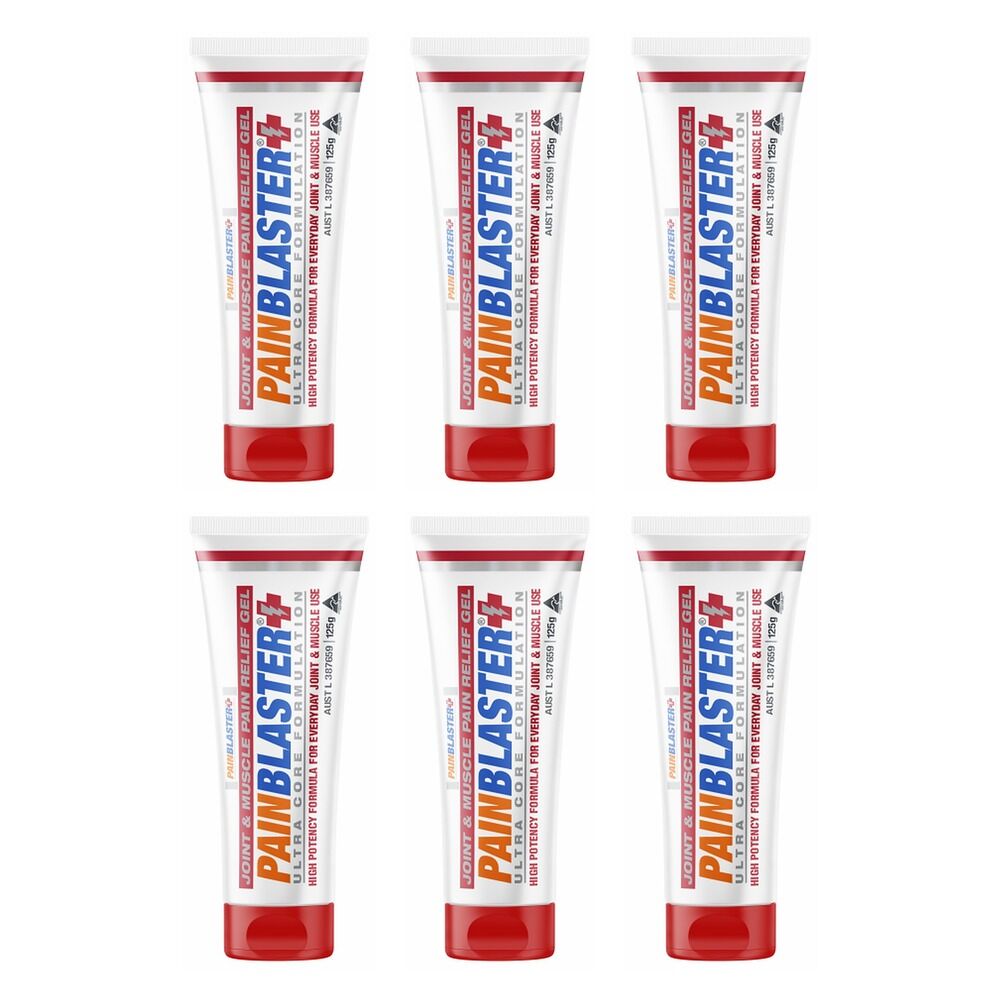 Pain Blaster Joint & Muscle Pain Relief Gel 125g Pack of 6