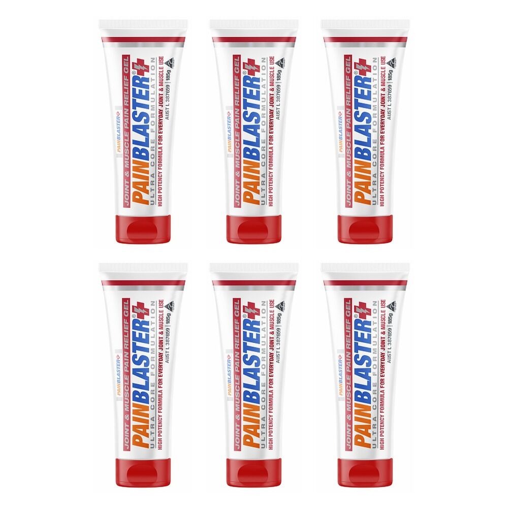 Pain Blaster Joint & Muscle Pain Relief Gel 185g Pack of 6