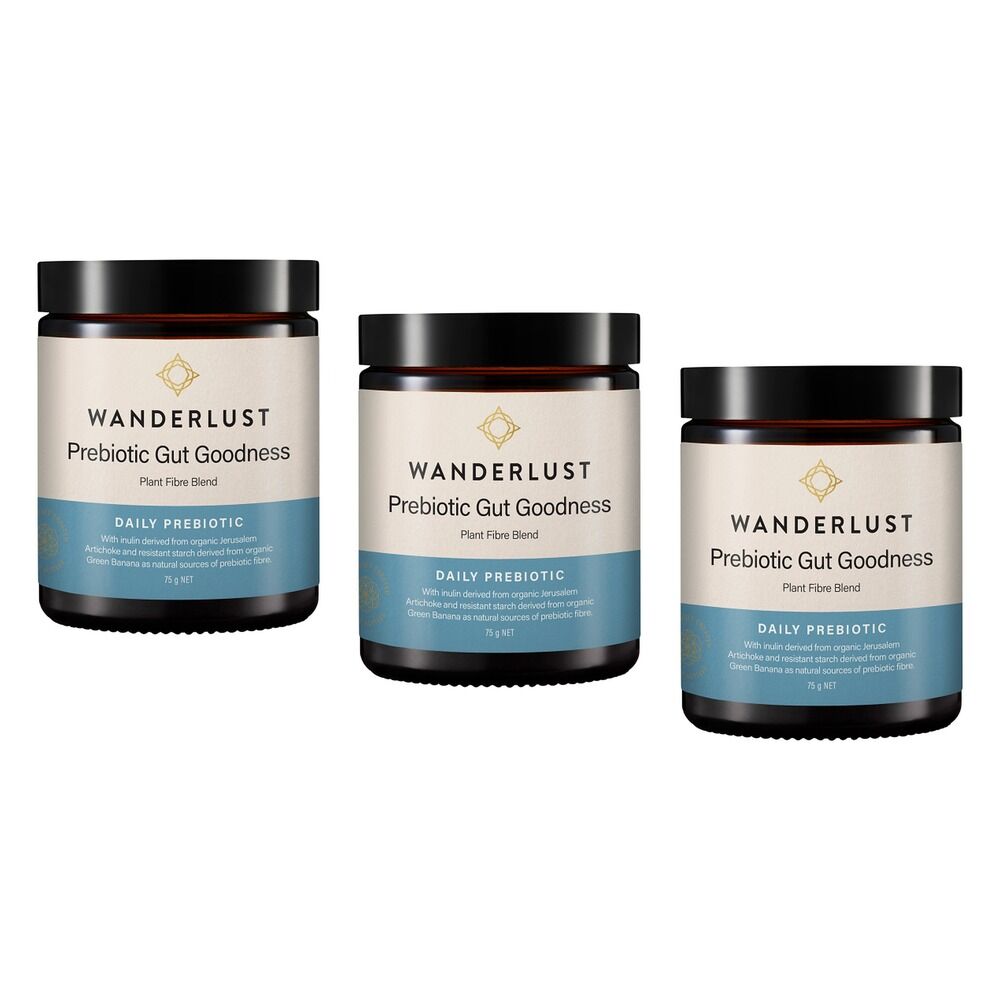 Wanderlust Gut Goodness Prebiotic 75g Pack of 3