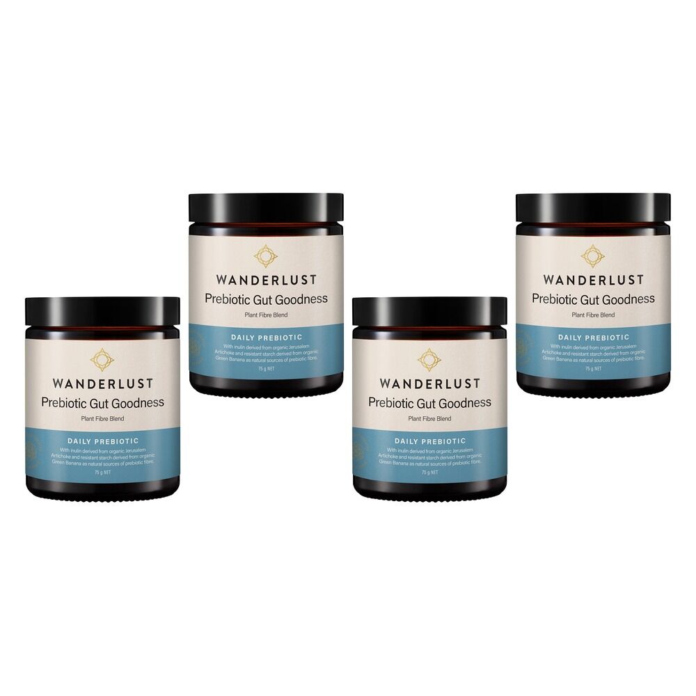 Wanderlust Gut Goodness Prebiotic 75g Pack of 4