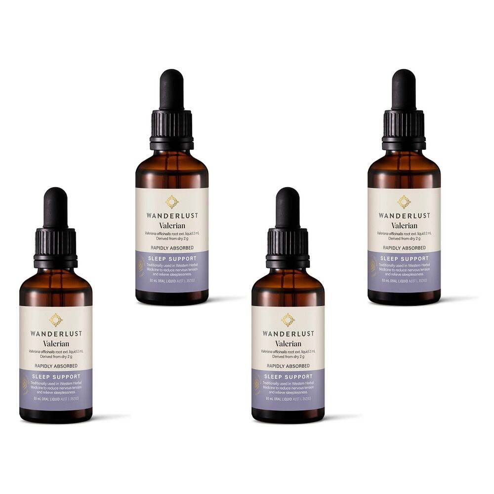 Wanderlust Valerian Drops 50mL Pack of 4