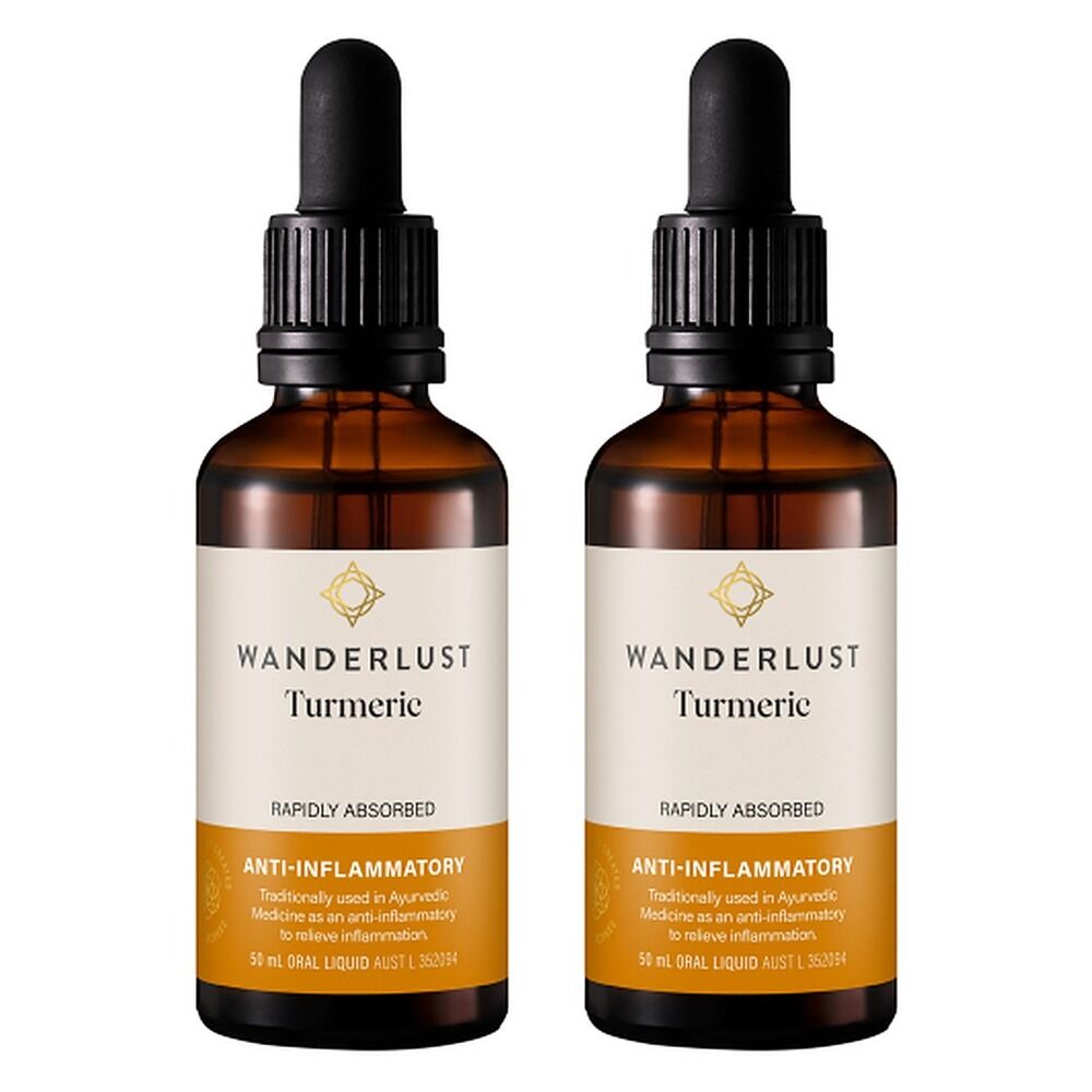 Wanderlust Turmeric Drops 50mL Pack of 2
