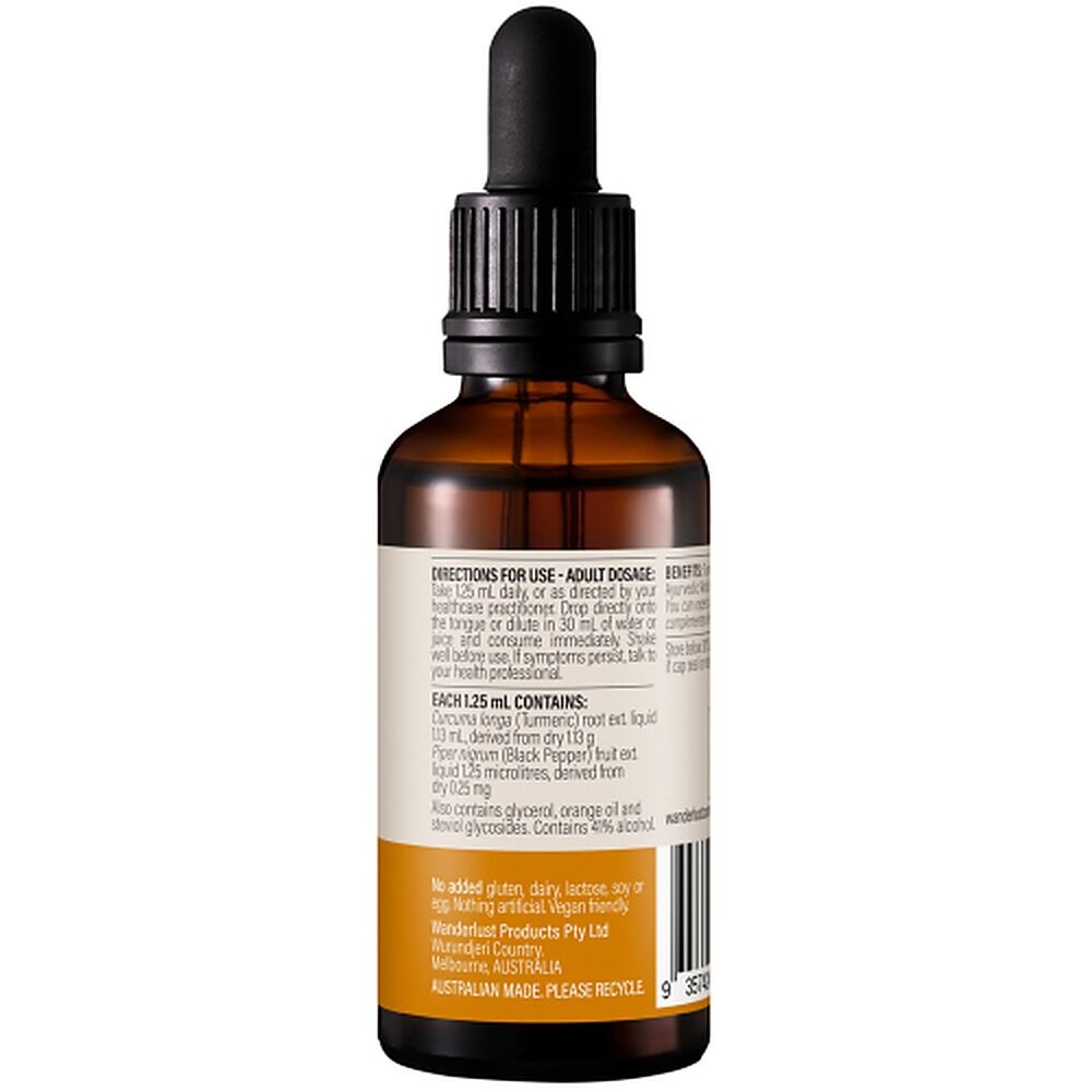 Wanderlust Turmeric Drops 50mL