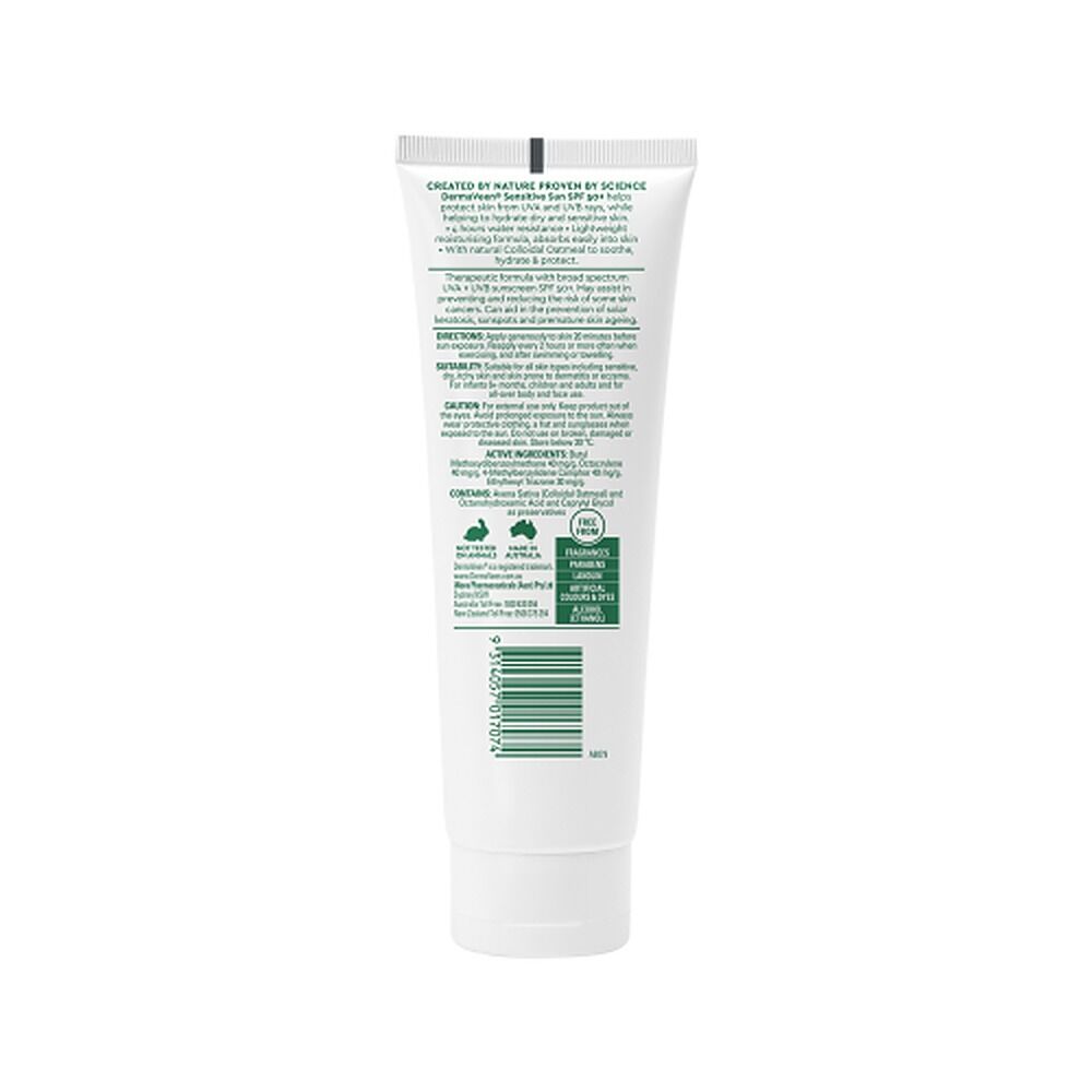 DermaVeen Sensitive Sun SPF 50+ Face & Body Cream 100g