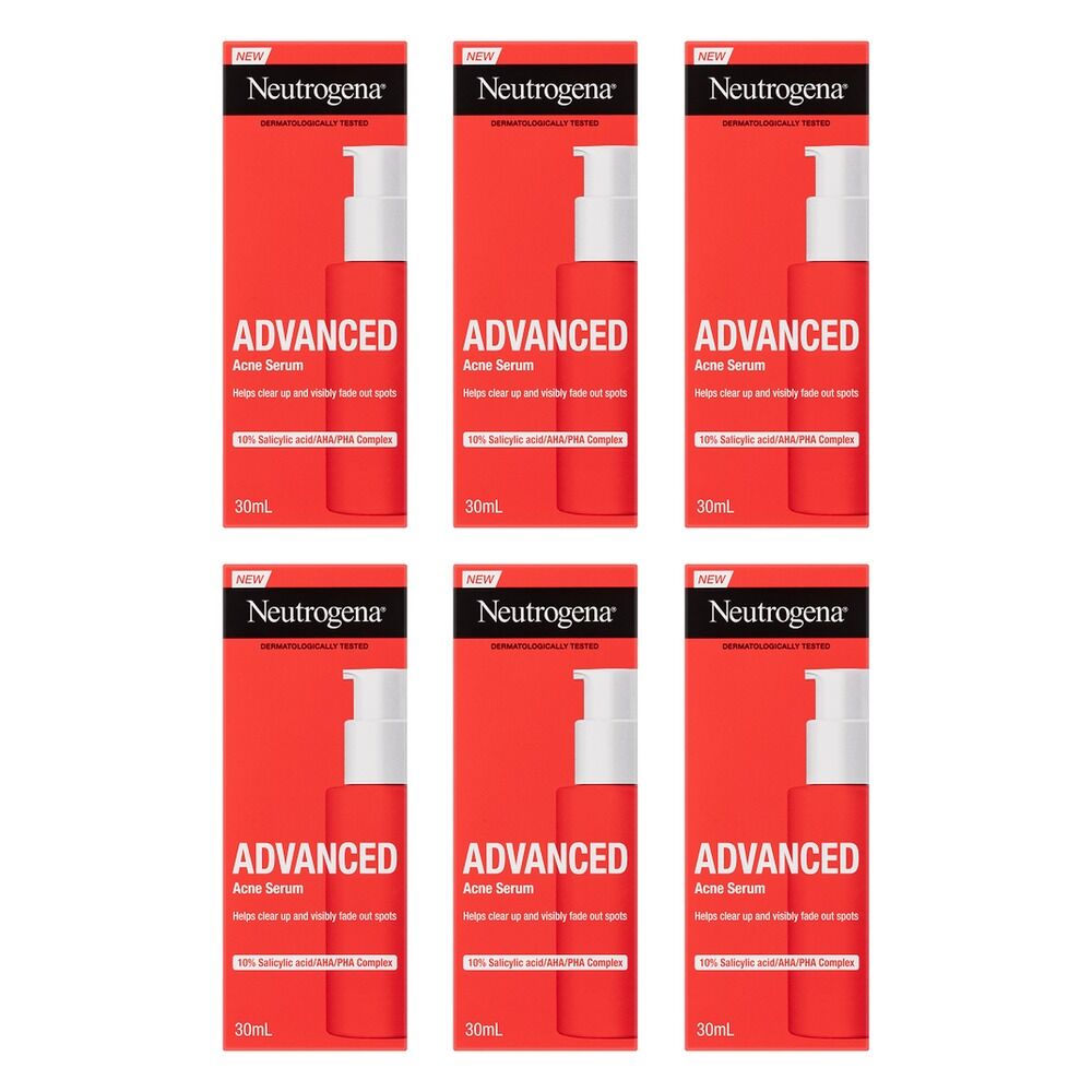 Neutrogena Advanced Acne Serum 30mL Pack of 6