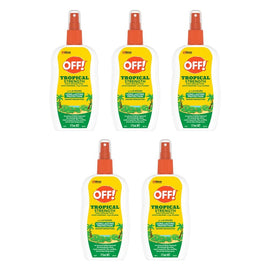 Off Tropical Strength Insect Repellent Pump Spray 175mL Pack of 5