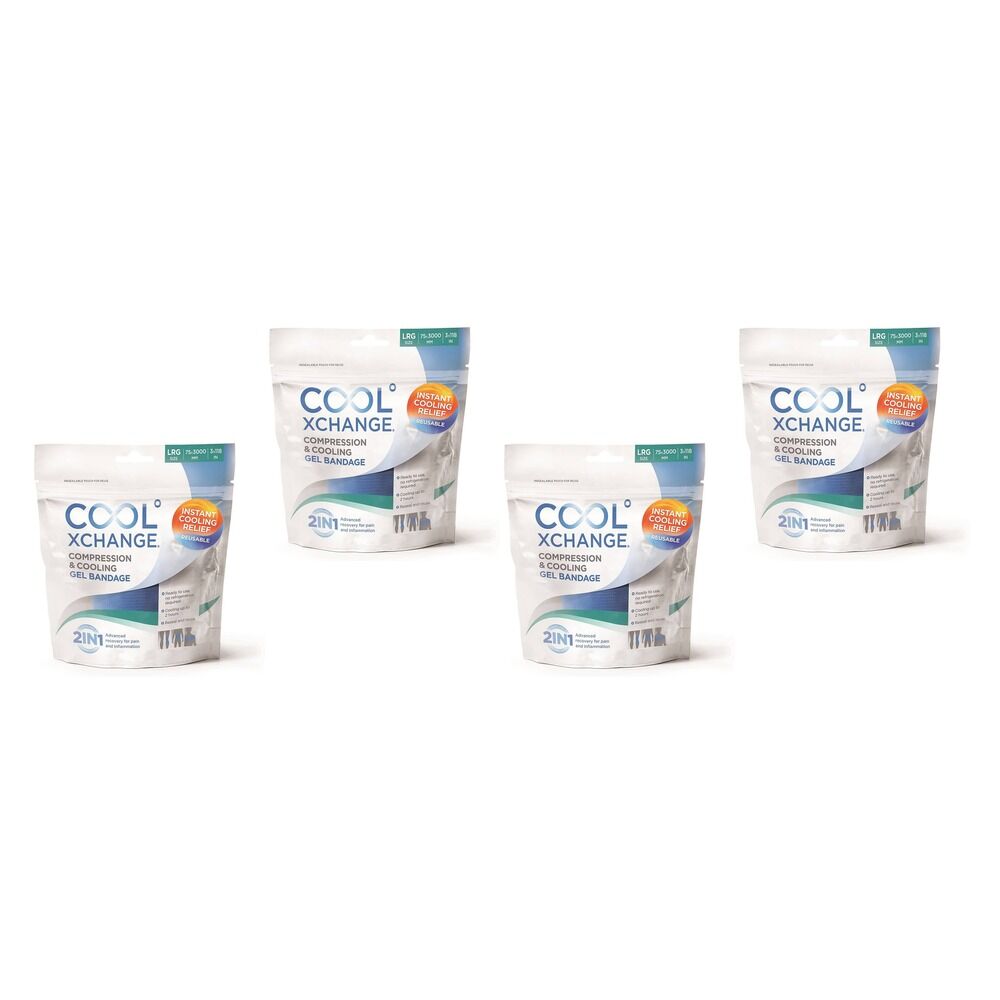 Thermoskin Recovery Ice Wrap Instant Cooling Relief 7.5cm x 100cm Pack of 4