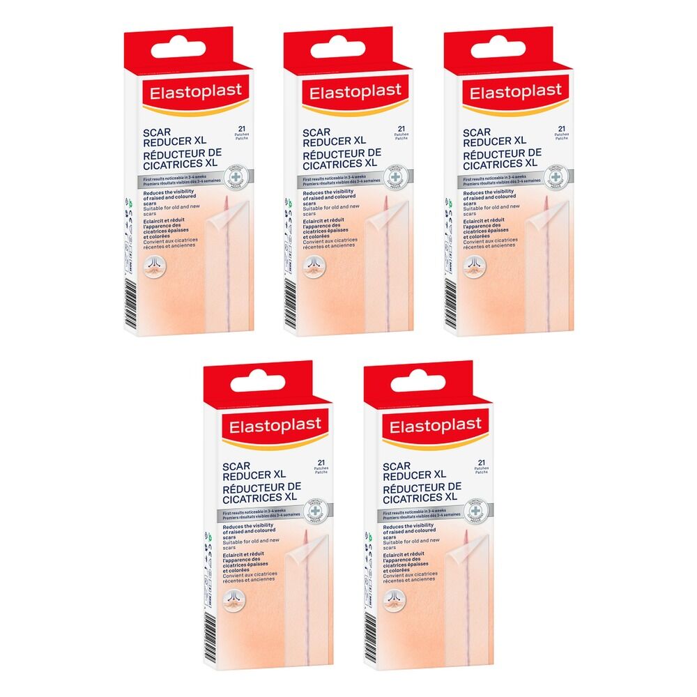 Elastoplast Scar Reducer XL 21 Pack Bundle of 5
