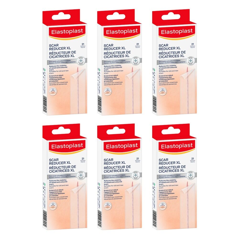 Elastoplast Scar Reducer XL 21 Pack Bundle of 6