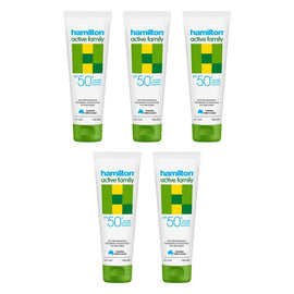 Hamilton Active Family Lotion SPF 50+ 110g Pack of 5