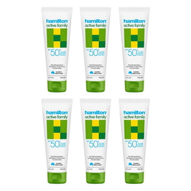 Hamilton Active Family Lotion SPF 50+ 110g Pack of 6