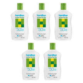 Hamilton Active Family Lotion SPF 50+ 250mL Pack of 5