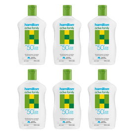 Hamilton Active Family Lotion SPF 50+ 250mL Pack of 6