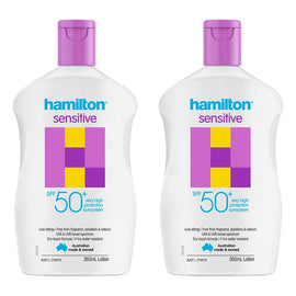 Hamilton Sensitive SPF50+ Lotion 265mL Pack of 2
