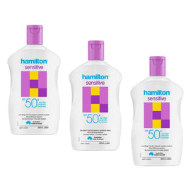 Hamilton Sensitive SPF50+ Lotion 265mL Pack of 3