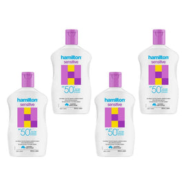 Hamilton Sensitive SPF50+ Lotion 265mL Pack of 4
