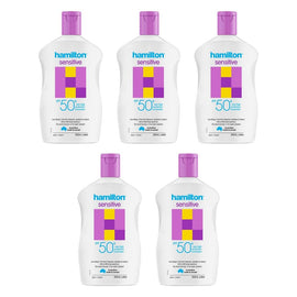 Hamilton Sensitive SPF50+ Lotion 265mL Pack of 5