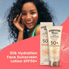 Hawaiian Tropic Silk Hydration Fragrance Free Face Sunscreen SPF50+ 100mL