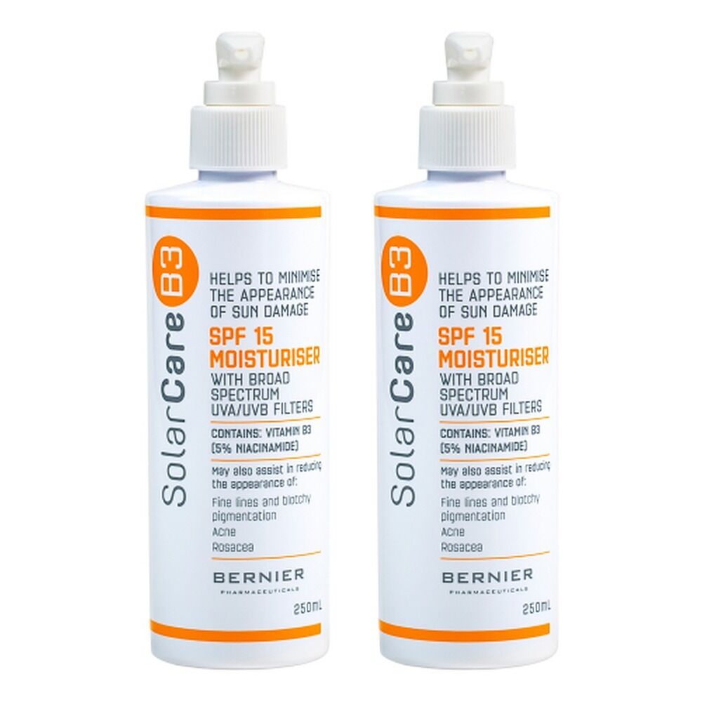 SolarCare B3 SPF 15 Body Moisturiser 250mL Pack of 2