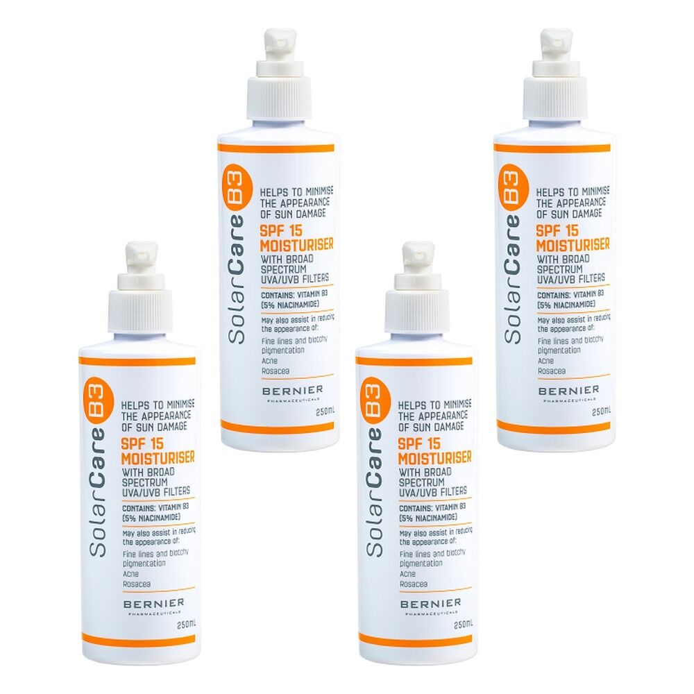 SolarCare B3 SPF 15 Body Moisturiser 250mL Pack of 4