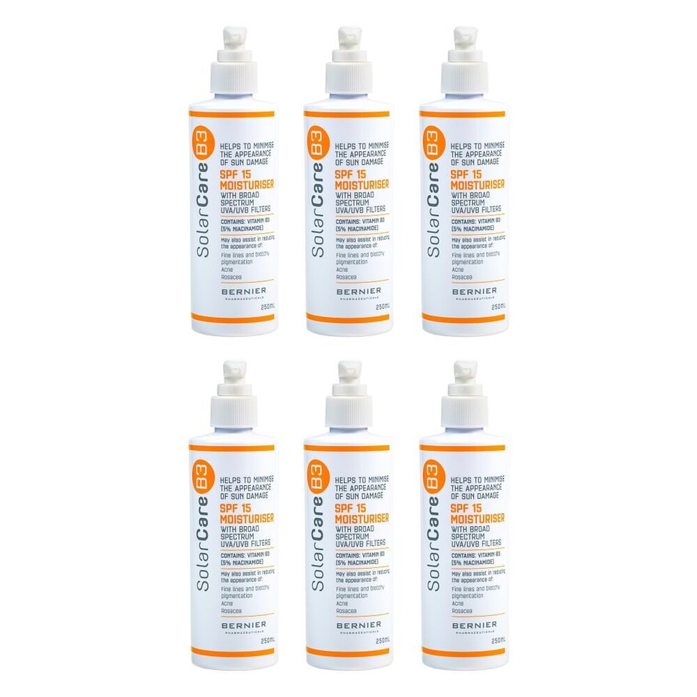 SolarCare B3 SPF 15 Body Moisturiser 250mL Pack of 6