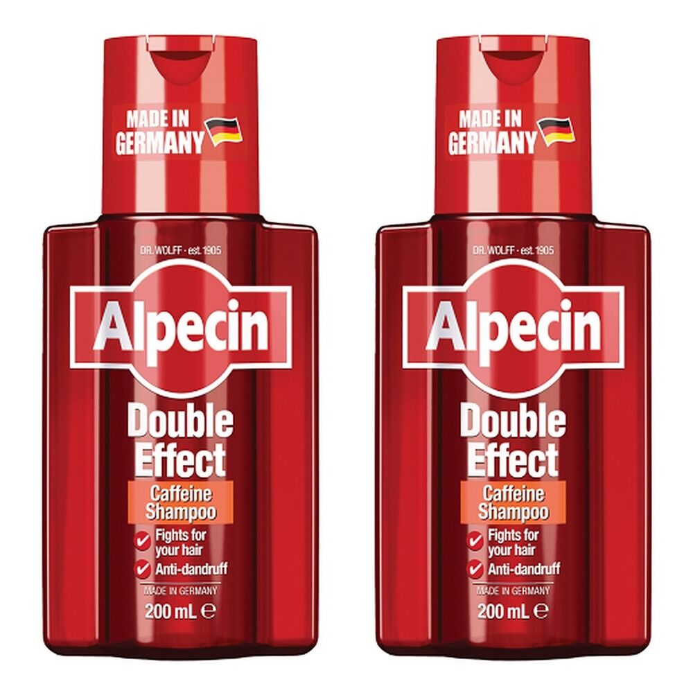 Alpecin Double Effect Caffeine Shampoo 200mL Pack of 2