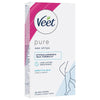 Veet PURE Cold Wax Strips Legs & Body Sensitive Skin 20 Pack