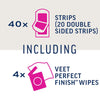 Veet PURE Cold Wax Strips Legs & Body Sensitive Skin 40 Pack