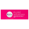 Veet PURE Cold Wax Strips Face Sensitive Skin 20 Pack
