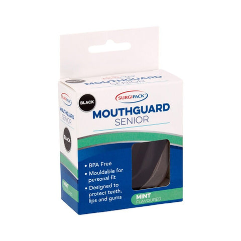 SurgiPack Mouthguard Senior Black