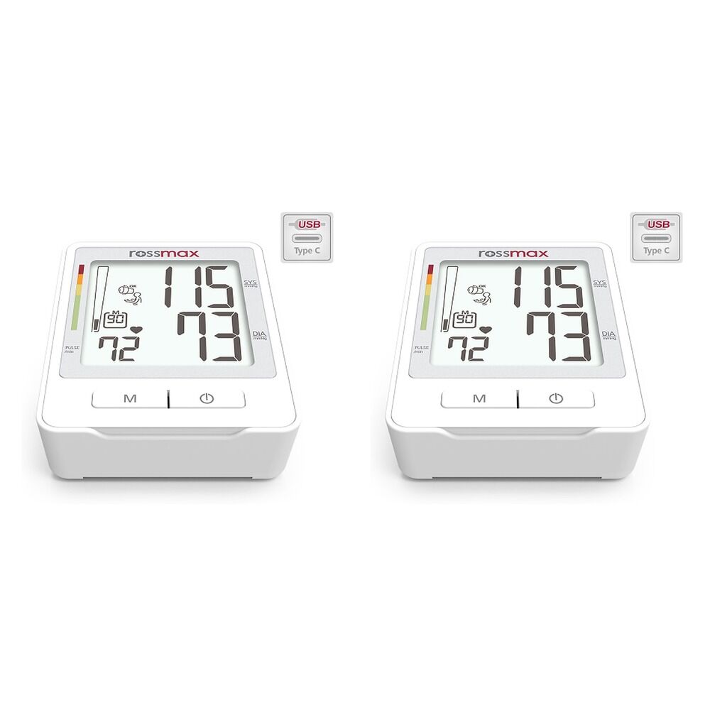Rossmax USB Powered Blood Pressure Monitor Pack of 2