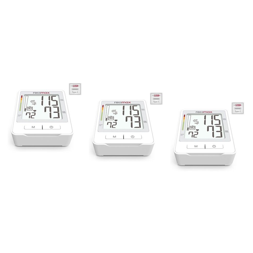 Rossmax USB Powered Blood Pressure Monitor Pack of 3