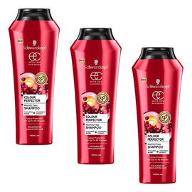 Schwarzkopf Extra Care Colour Perfector Protecting Shampoo 400mL Pack of 3